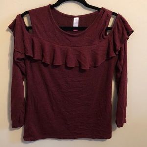 Cold shoulder blouse